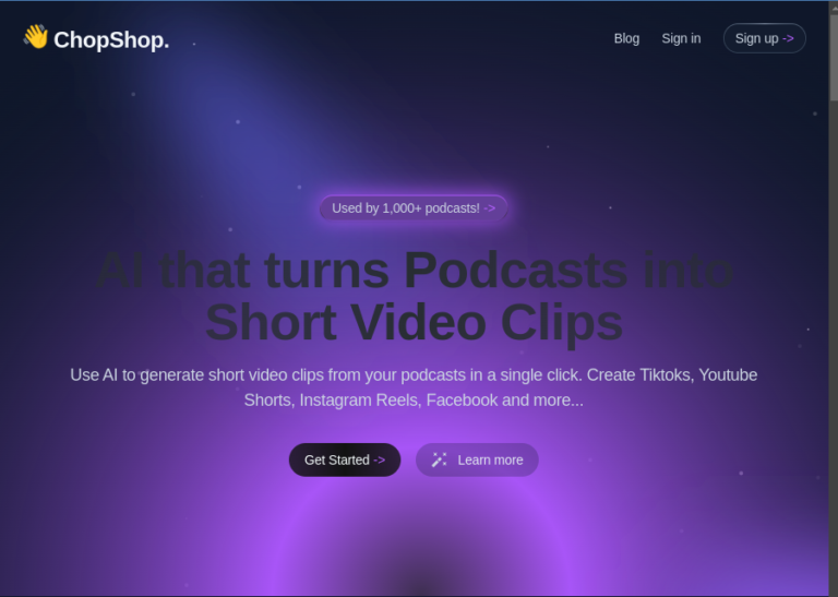 ChopShop AI