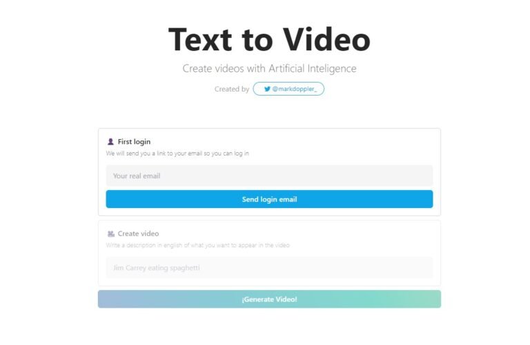 Text to Video