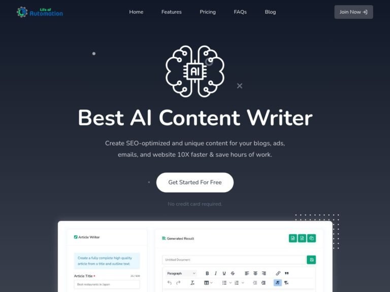 Life of Automation AI