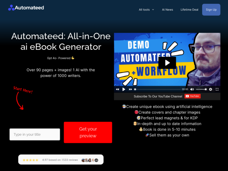 Automateed – All in One eBook Creator