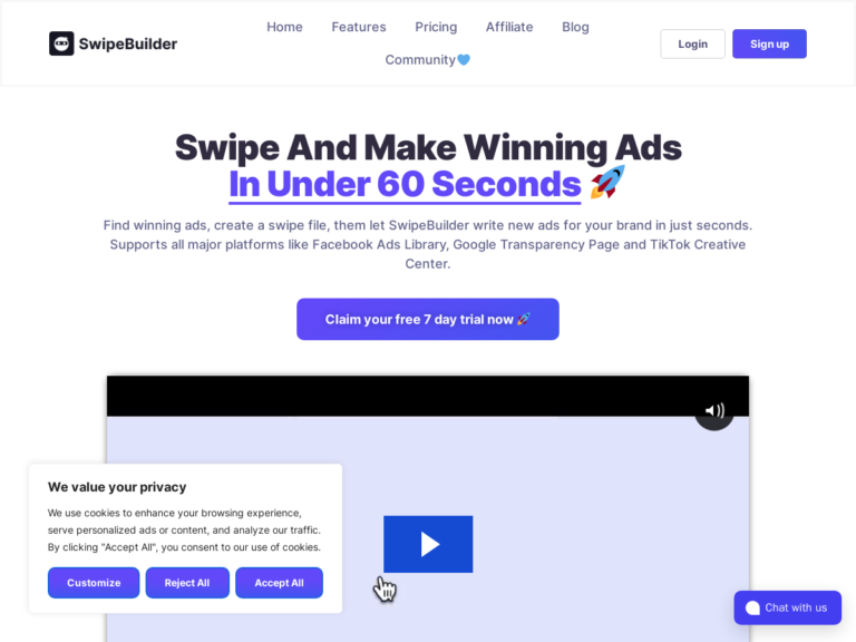 SwipeBuilder