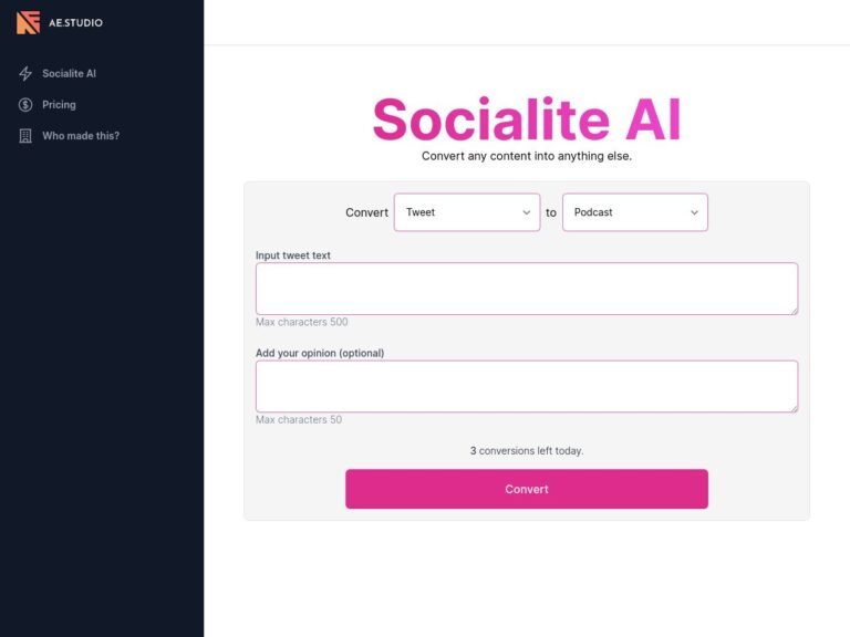 Socialite AI